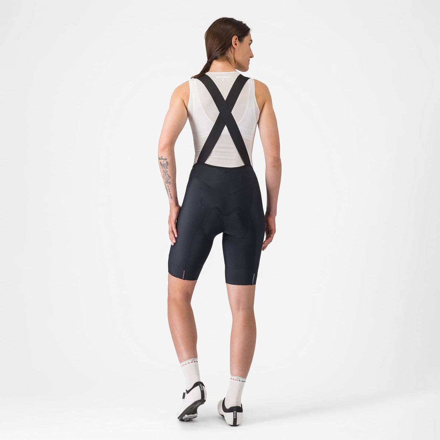 CASTELLI PRIMA 2 DT Dames Bibtights Kort Zwart