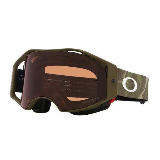 OAKLEY AIRBRAKE MTB Dark Brush Camo Gezichtsmasker Prizm Mx Bronze