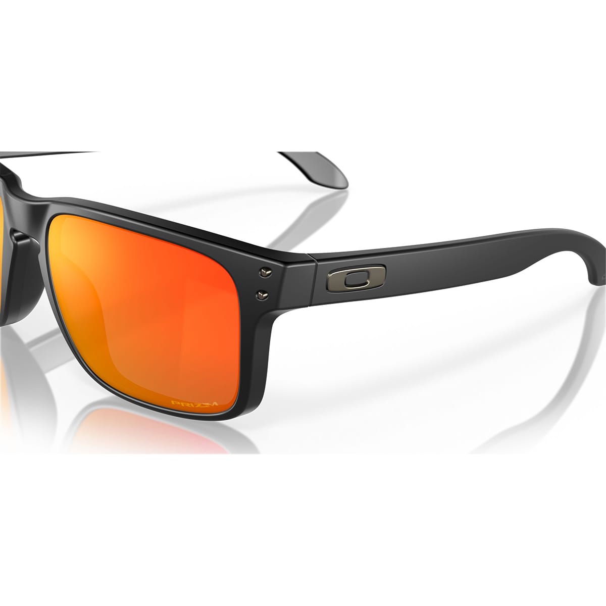 OAKLEY HOLBROOK Bril Zwart Matte Prizm Robijn - OO9102-E255