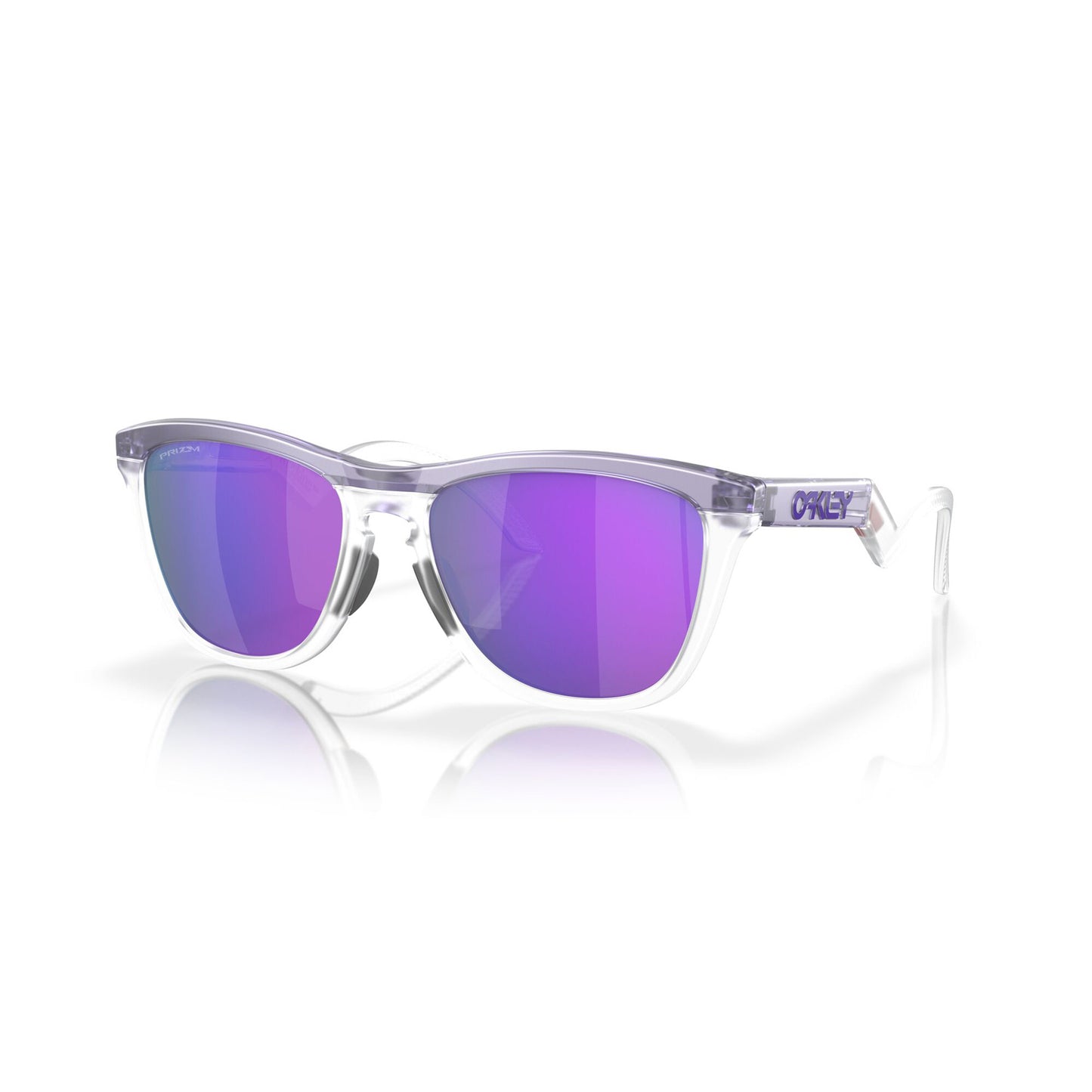 Bril OAKLEY FROGSKINS HYBRID Mat Trans lila/helder Prizm Violet