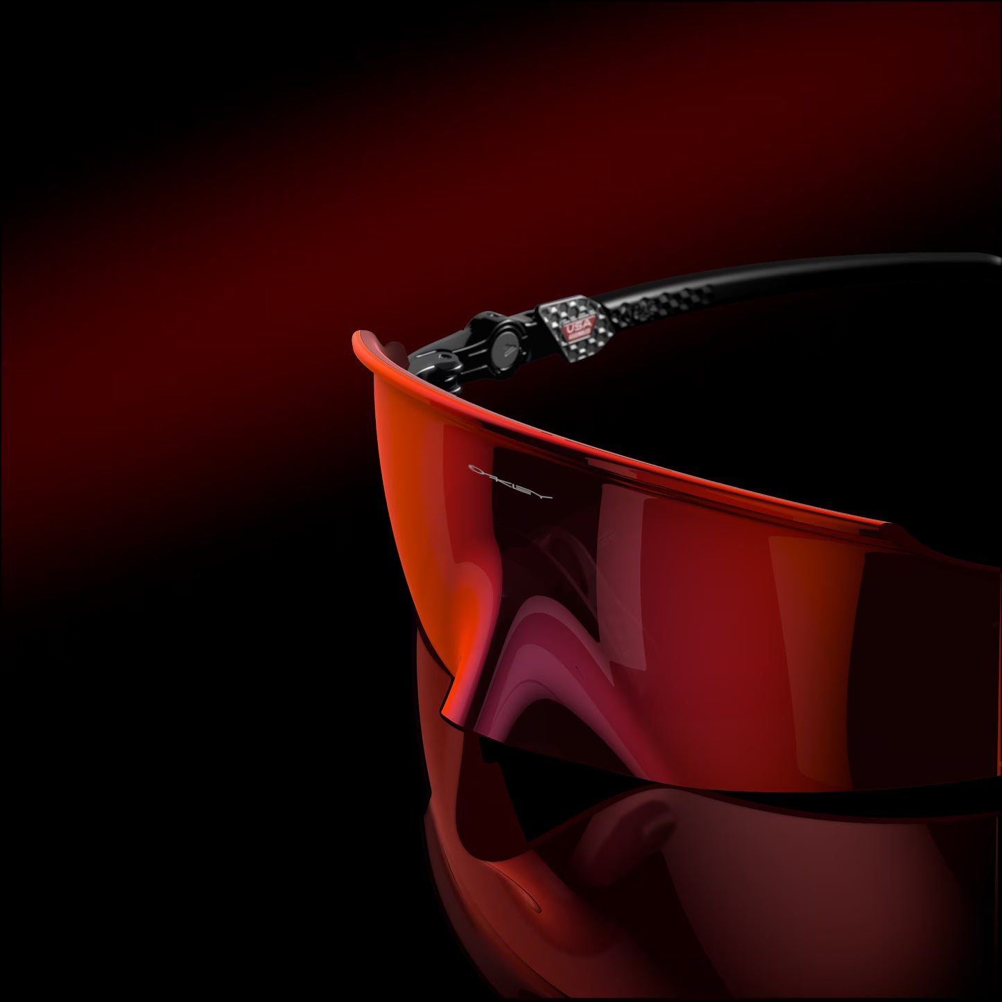 OAKLEY KATO Gepolijste Bril Zwart Prizm Trail Torch Lens