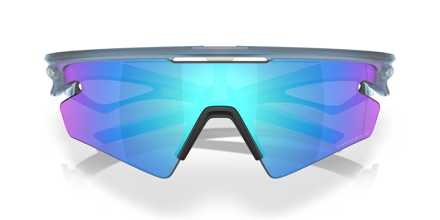 OAKLEY SPHAERA SLASH Mat Transparant Stone Prizm Sapphire Gepolariseerd Glas - OO9499-0336