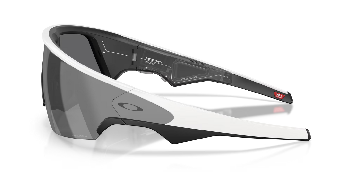 OAKLEY VANGUARD META zwart/wit Bril Prizm zwart glas