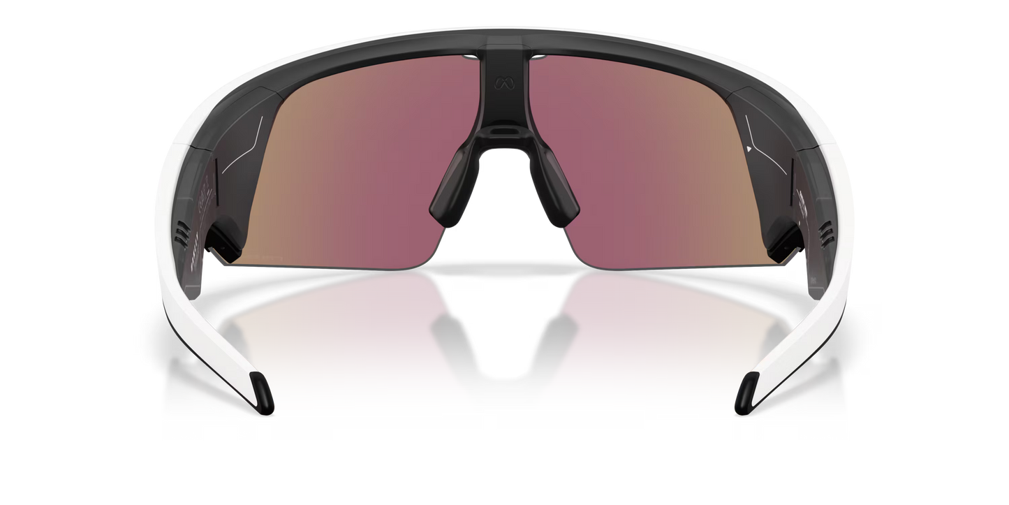 OAKLEY VANGUARD META Bril Zwart/Wit Prizm Saffier Lens