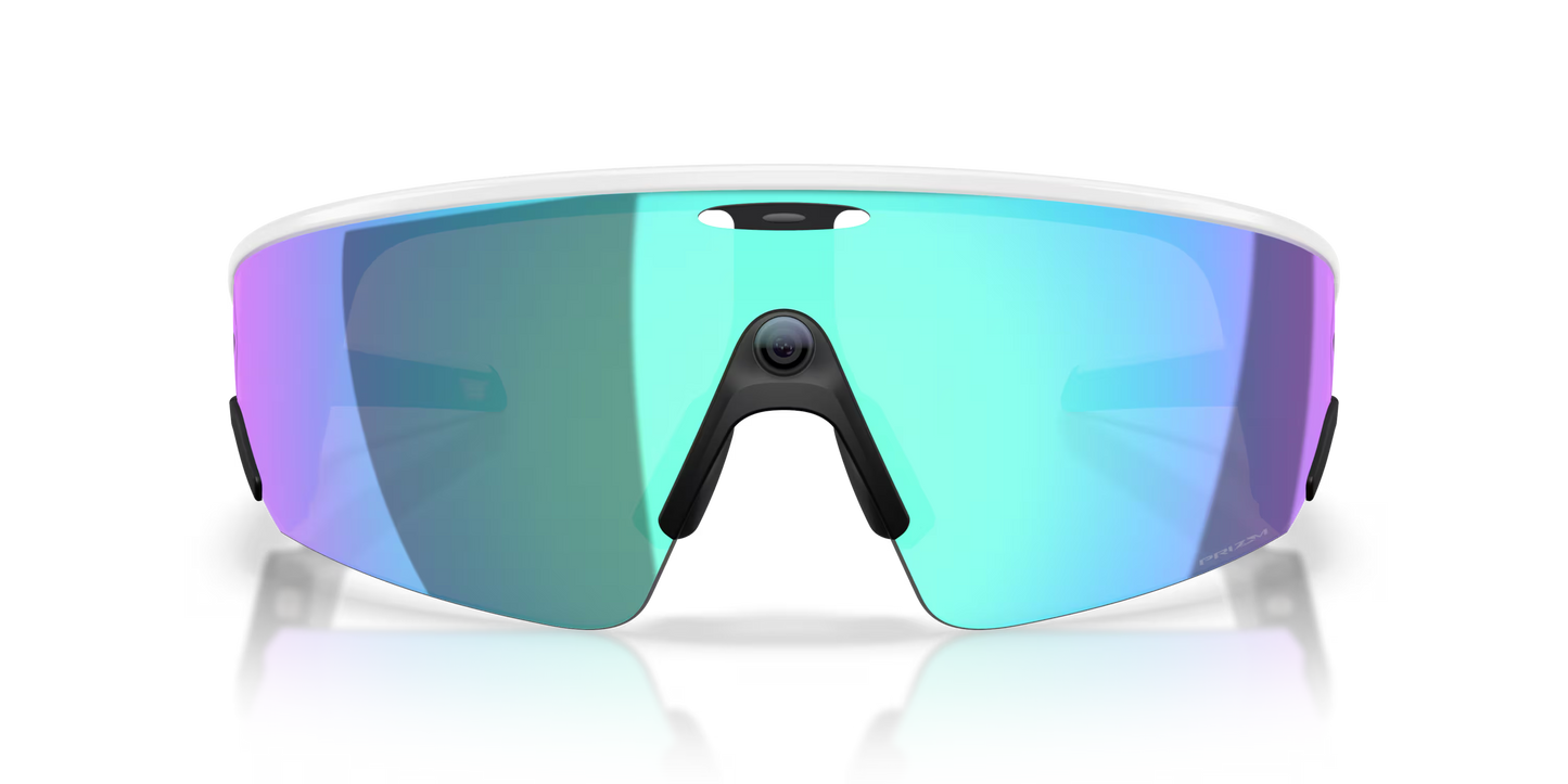 OAKLEY VANGUARD META Bril Zwart/Wit Prizm Saffier Lens