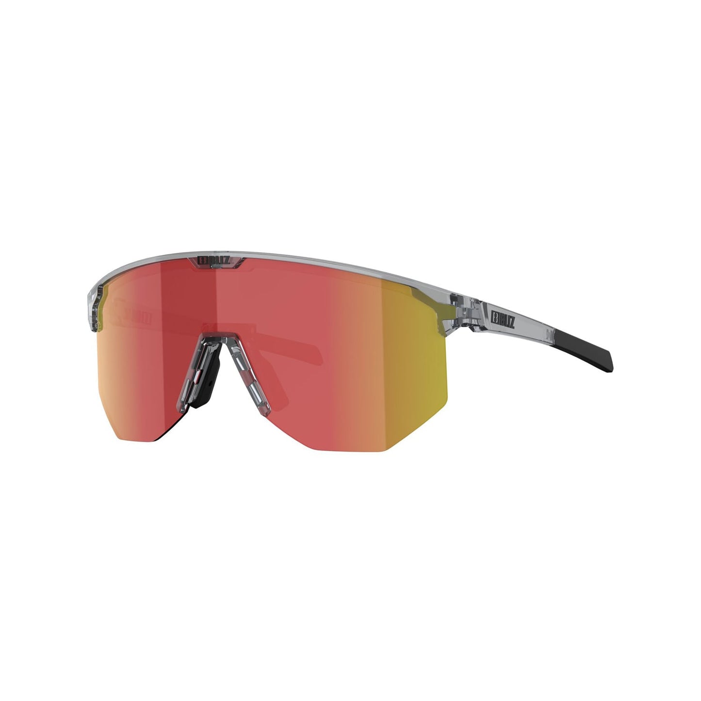 BLIZ HERO Bril Grijs Transparant t Glas Bruin Rood Multi