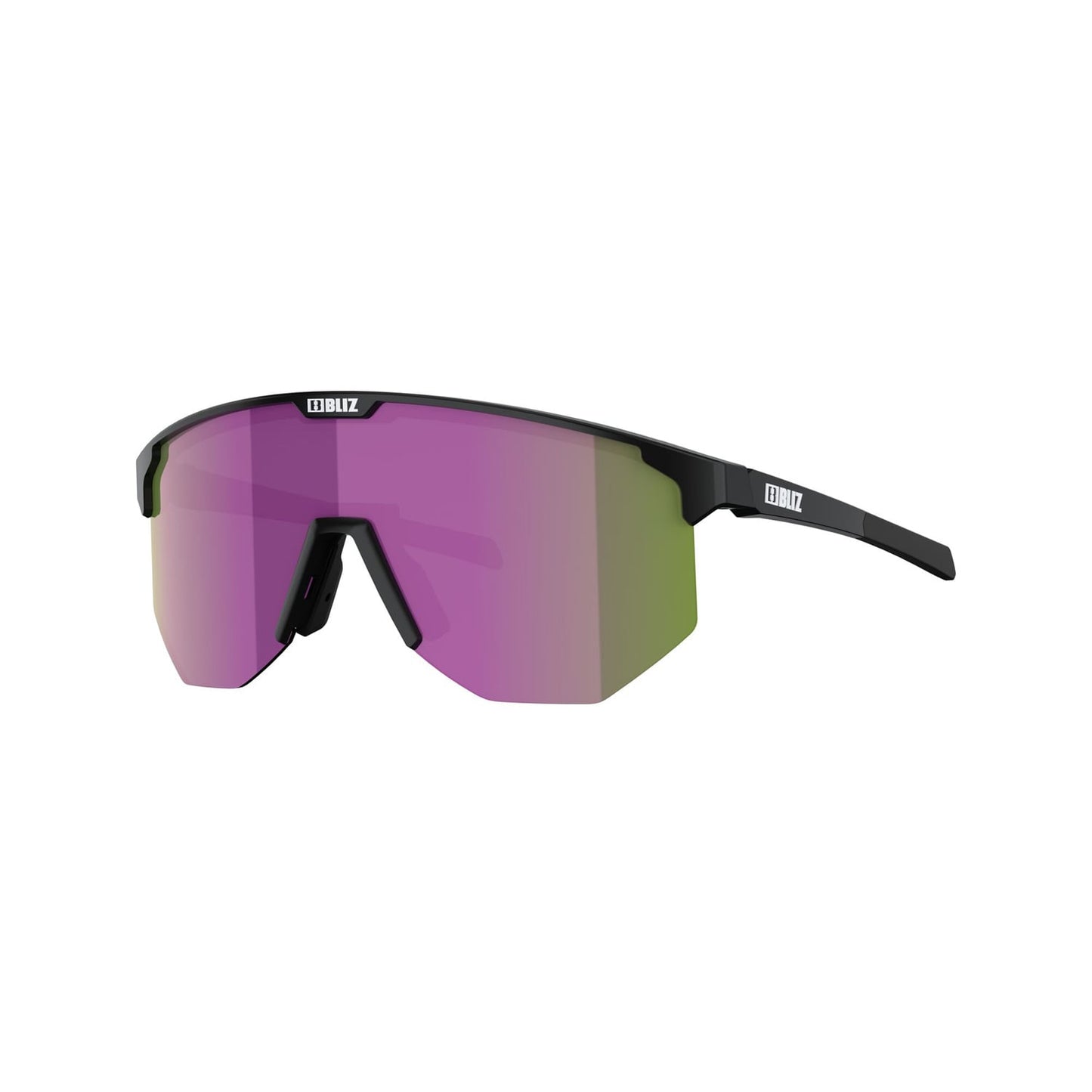 BLIZ HERO Bril Zwart Mat Bruin Lens Paars Multi