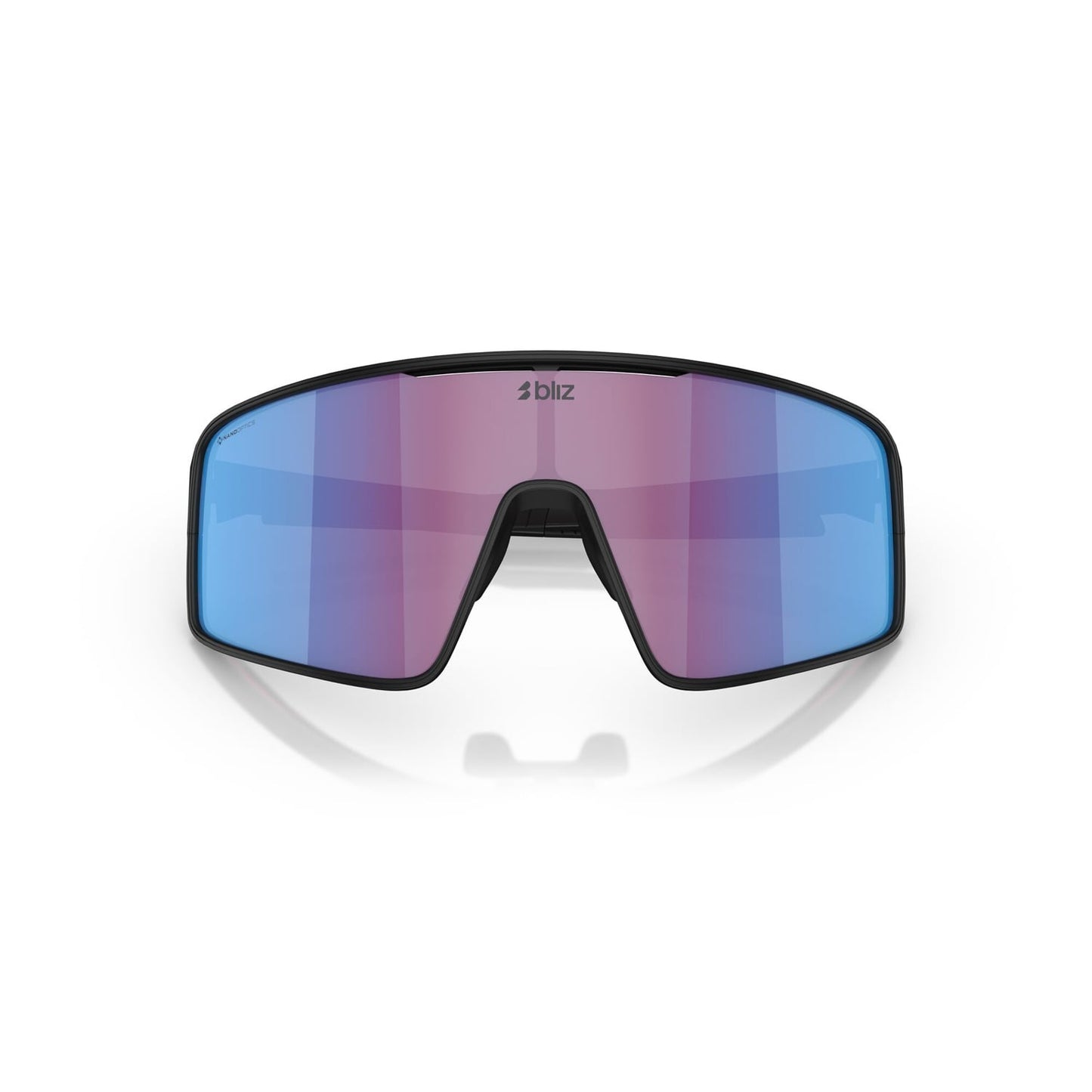 BLIZ P001 S Zwart Mat Roze Violet Blauw Spiegelbril