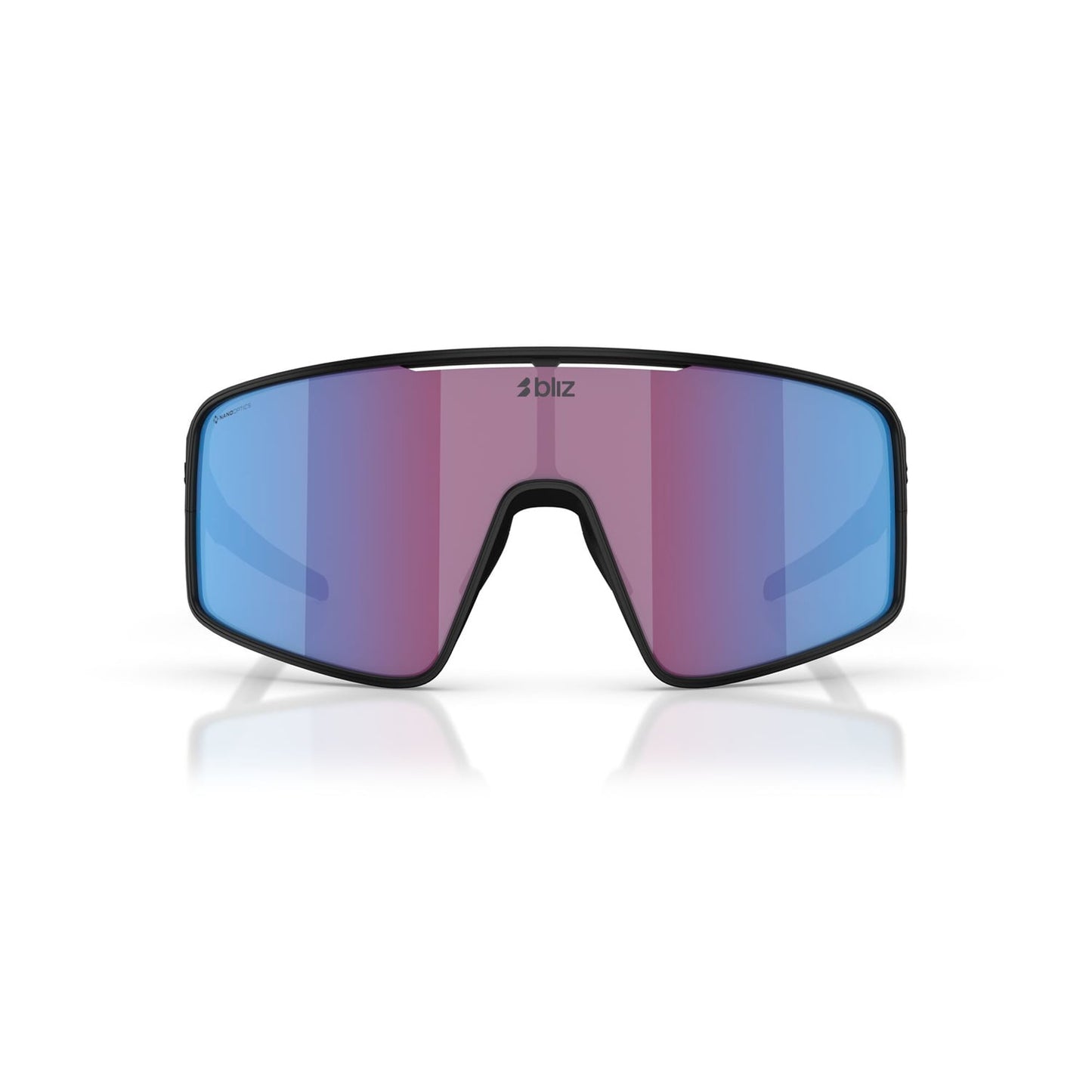 BLIZ P001 S Zwart Mat Roze Violet Blauw Spiegelbril