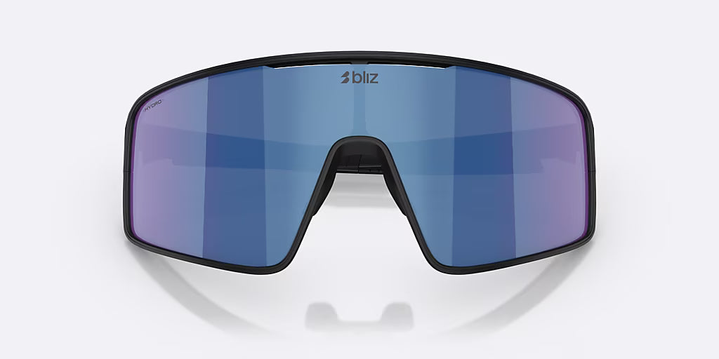BLIZ P001 Zwart mat grijs met blauw spiegelglas