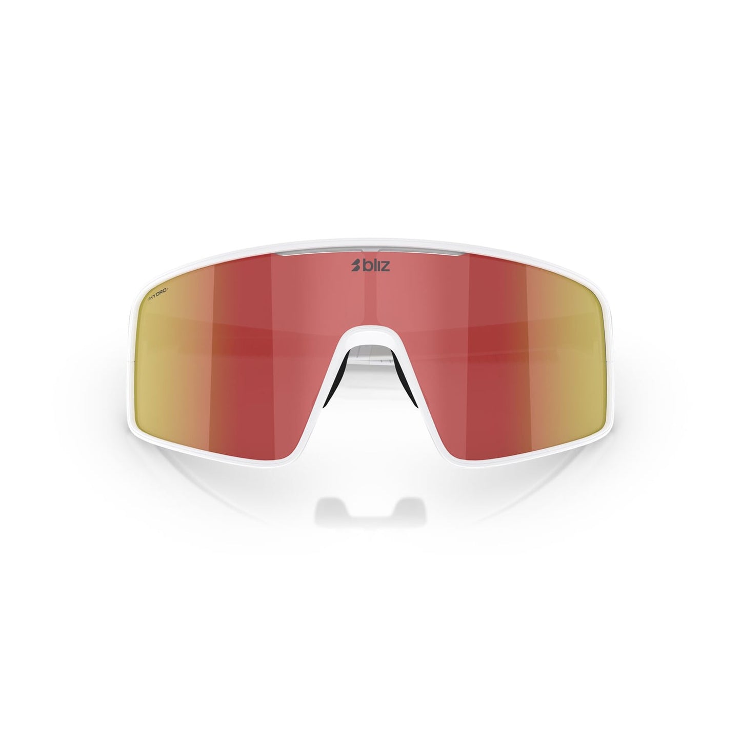BLIZ P001 Wit Mat montuur Bruin Rood Spiegelbril