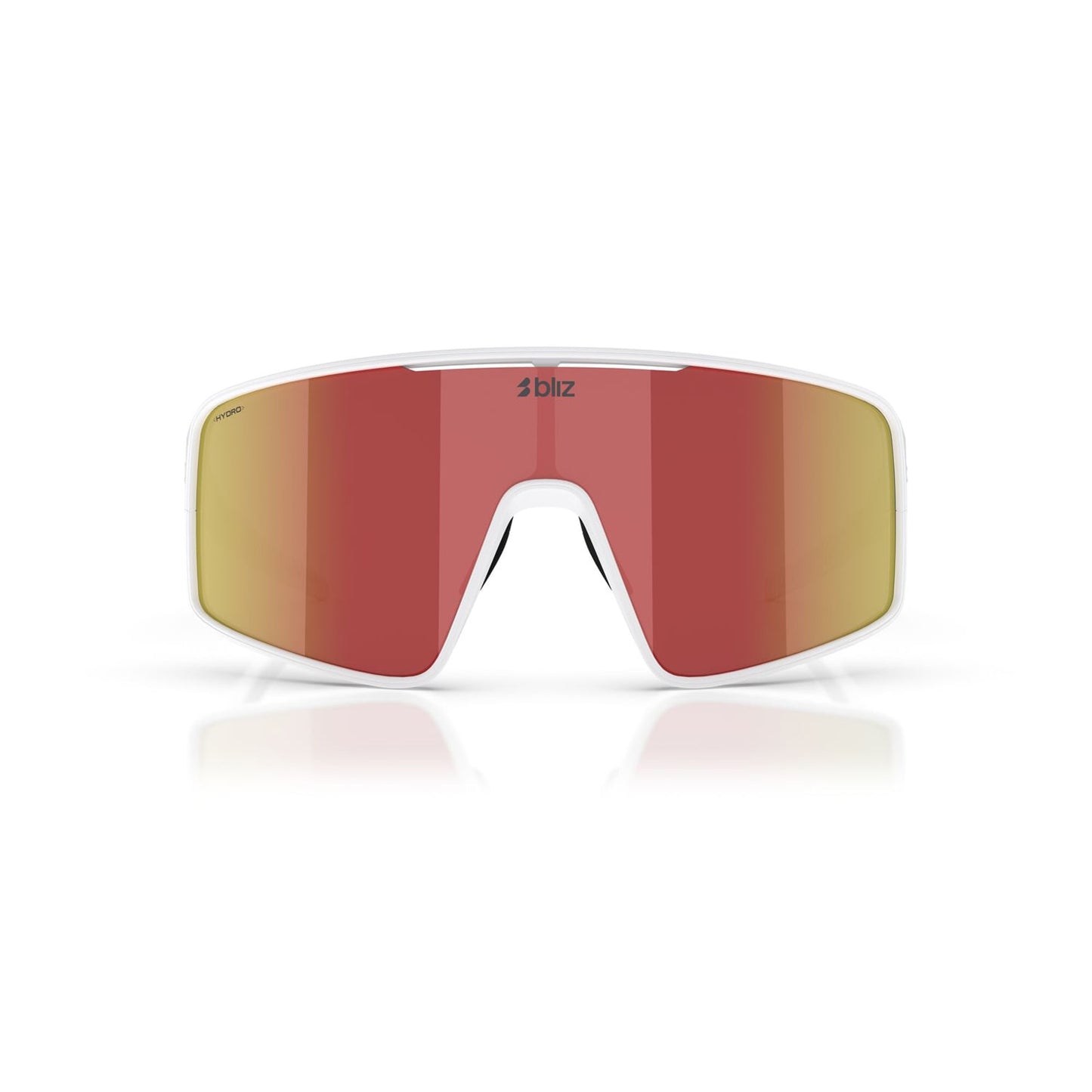 BLIZ P001 Wit Mat montuur Bruin Rood Spiegelbril