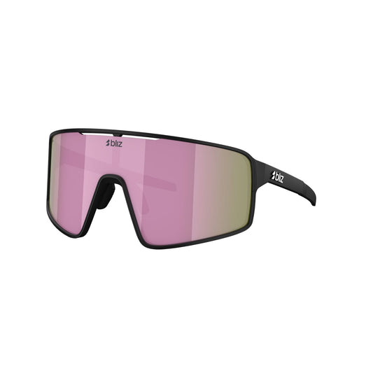 Zonnebril BLIZ P001 S Zwart Mat montuur Bruin Roze Veelkleurig