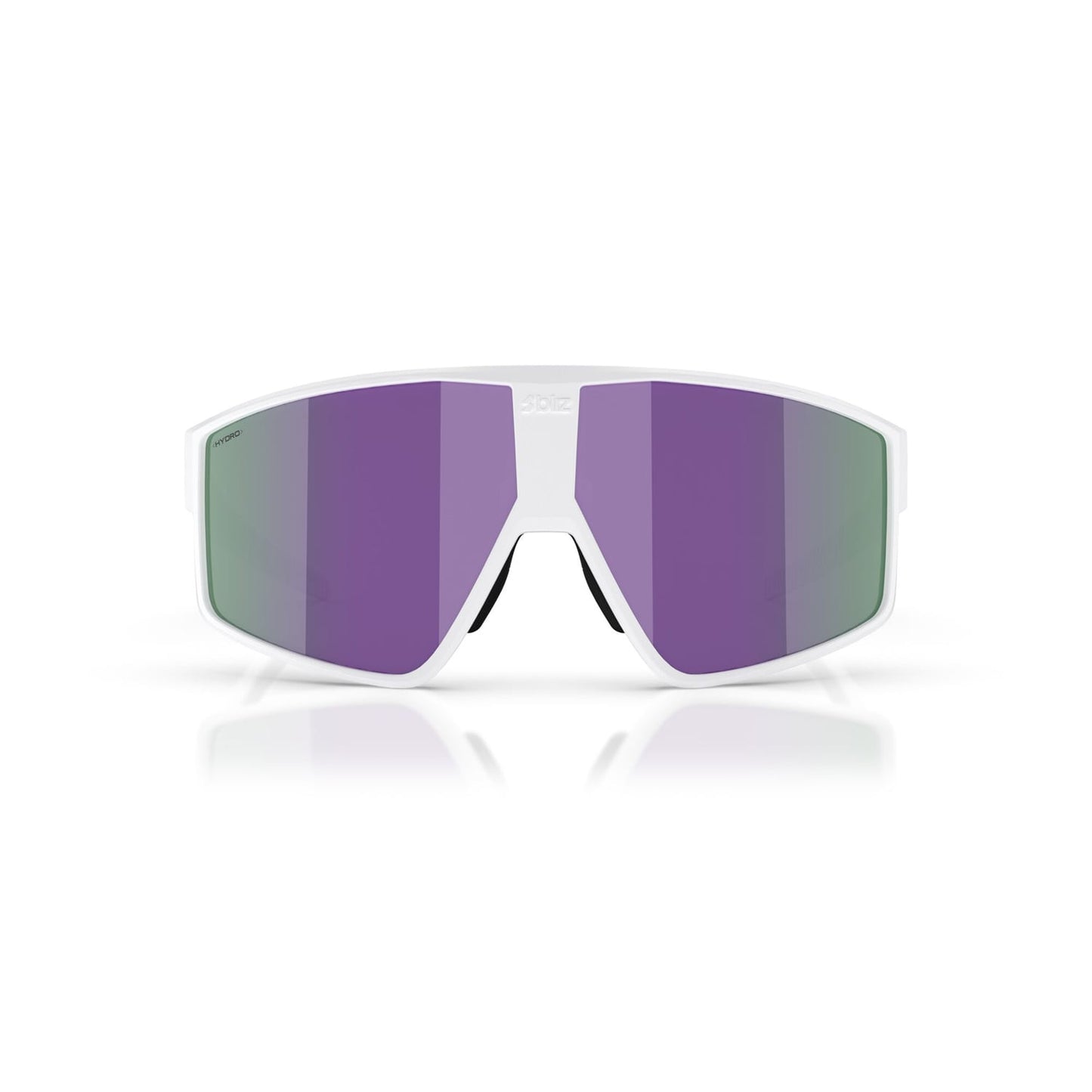BLIZZ P002S Matwit montuur Bruin Violet Multicolour Bril
