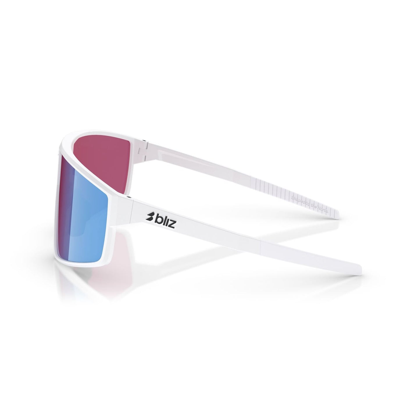 Bril BLIZ P002 Wit scherm Roze Violet Blauw Spiegel