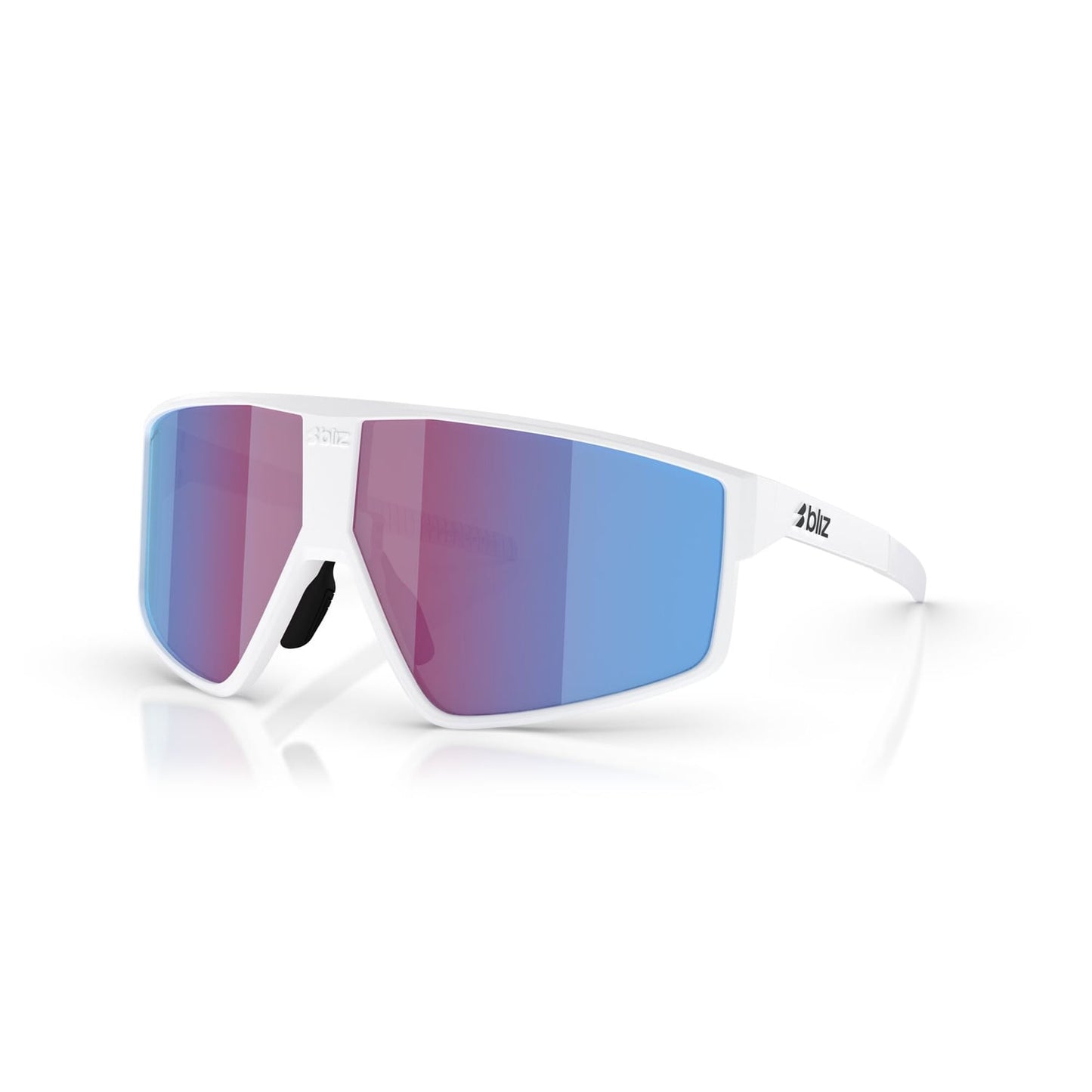 Bril BLIZ P002 Wit scherm Roze Violet Blauw Spiegel