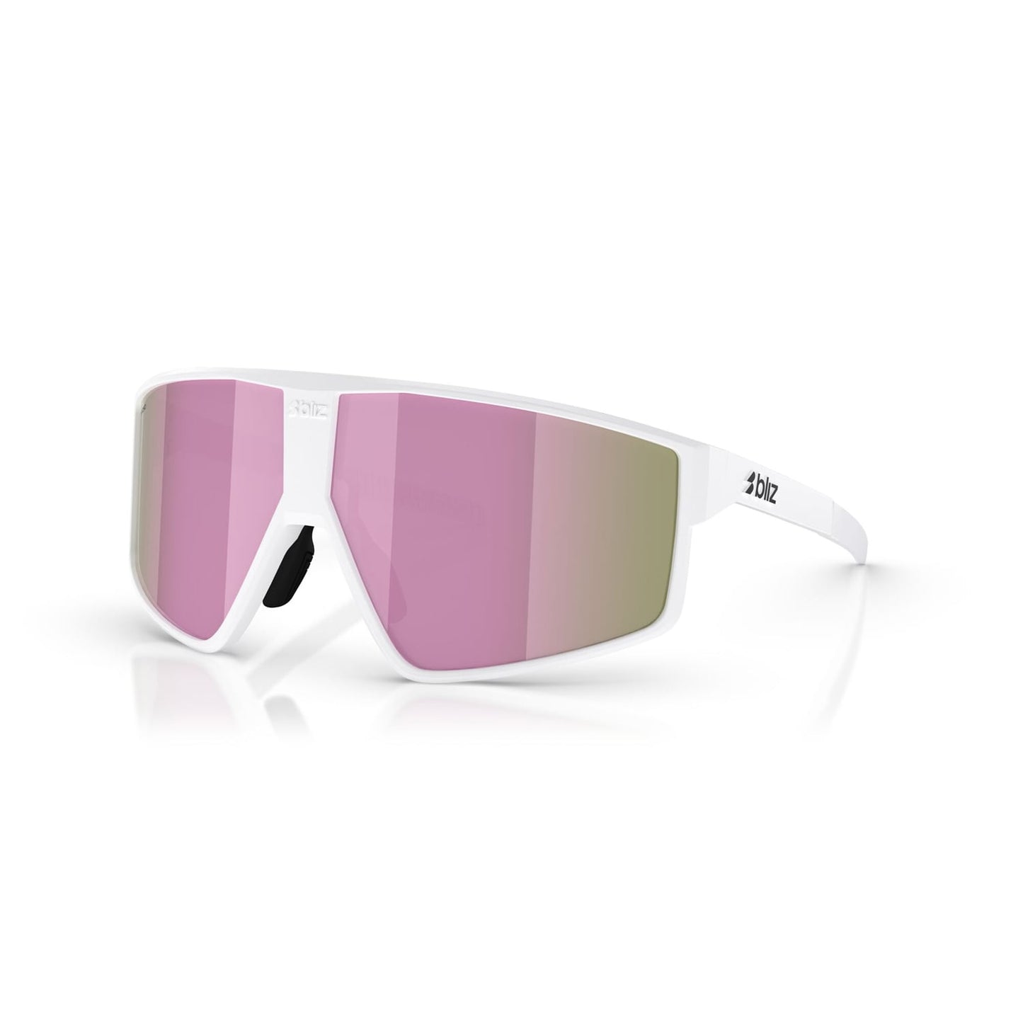 BLIZZ P002S Matwit Montuur Bruin Roze Bril