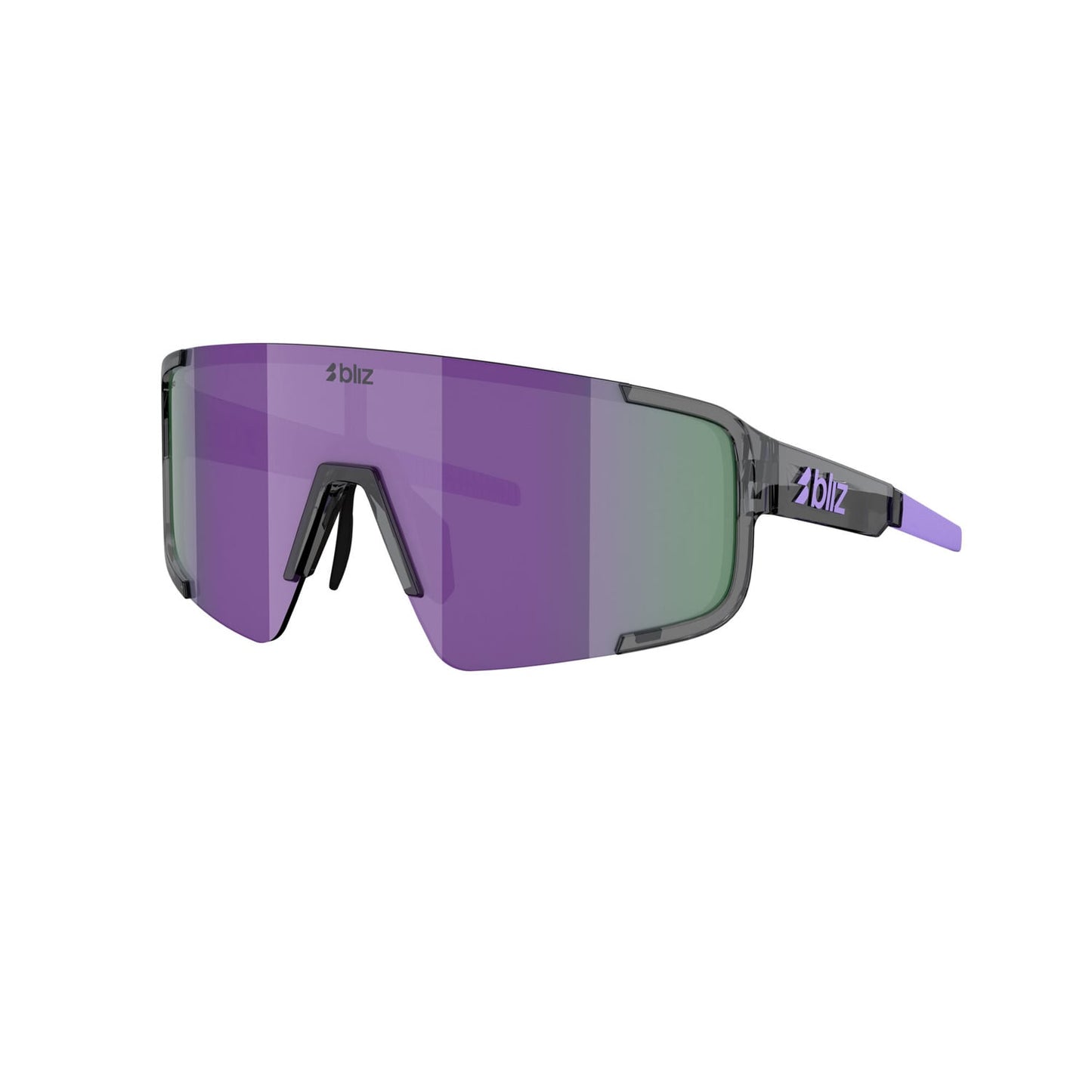 Bril BLIZ P003 SMALL Crystal Black Purple Multii Lens