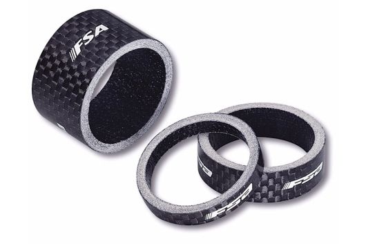 FSA Balhoofdset Spacer 1"1/8 Carbon Zwart