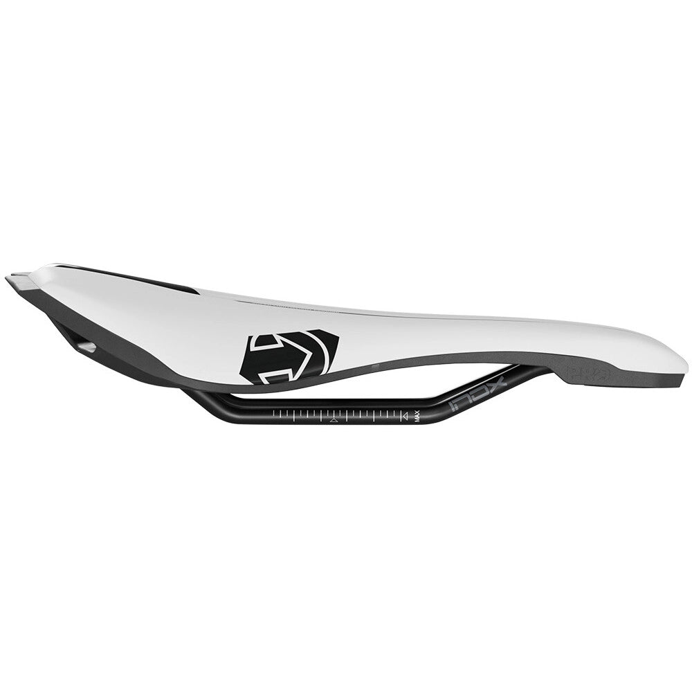 STEALTH PERFORMANCE 142mm PRO-zadel Wit Roestvrijstalen Rails