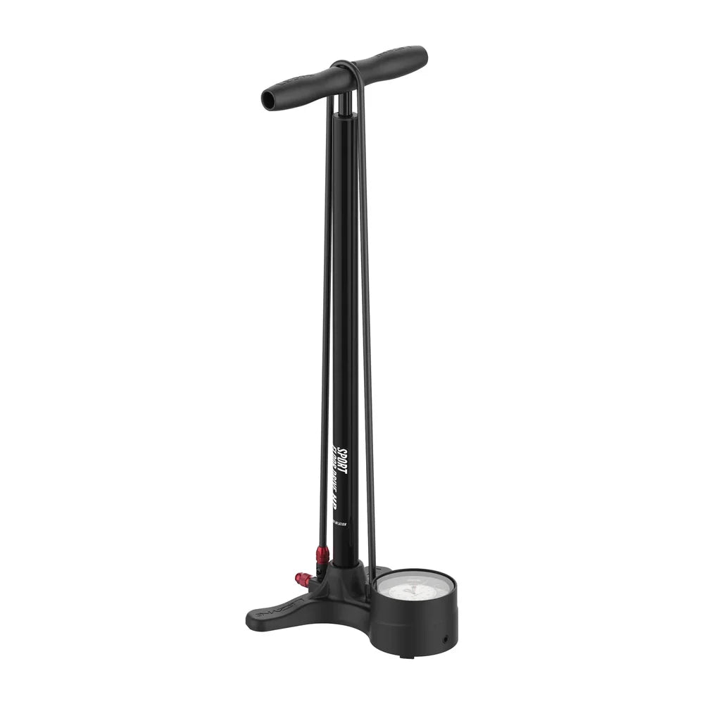 LEZYNE SPORT FLOOR DRIVE voetpomp zwart