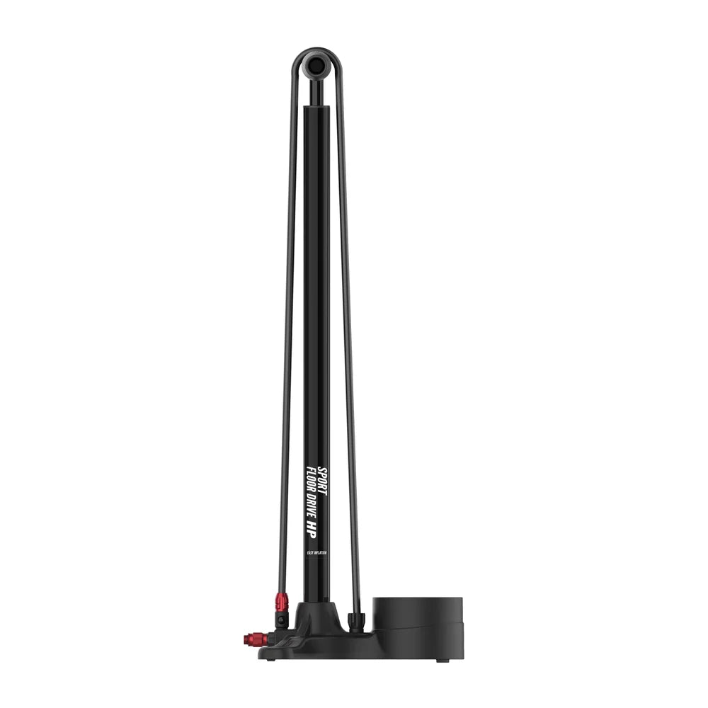 LEZYNE SPORT FLOOR DRIVE voetpomp zwart