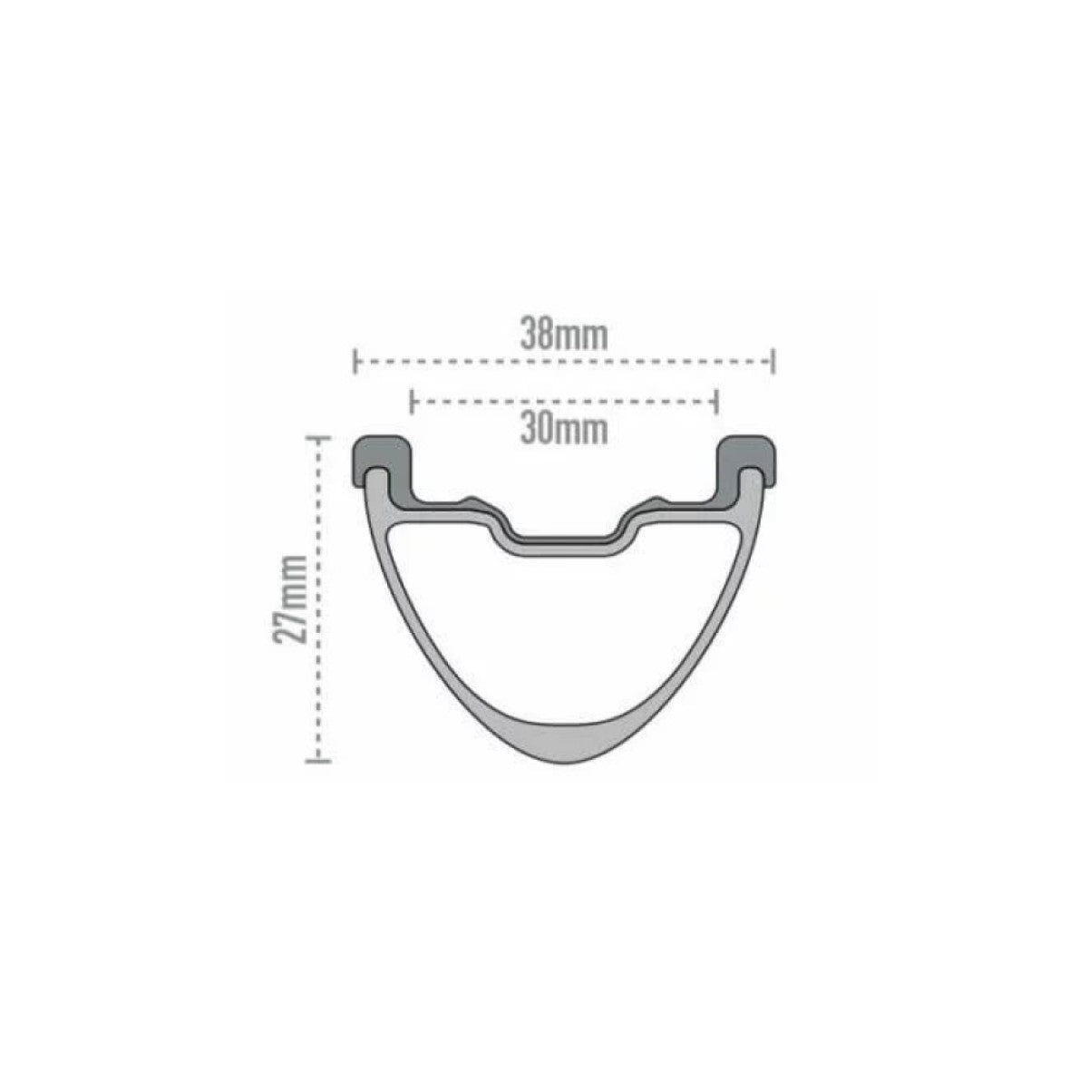 Paar ENVE M730 HYDRA 29" Carbon wielen 15x110/12x148mm Boost 6 Gat Zwart