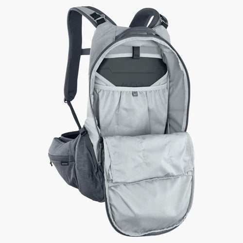 Rugzak met rugsteun EVOC TRAIL PRO 16L Grijs