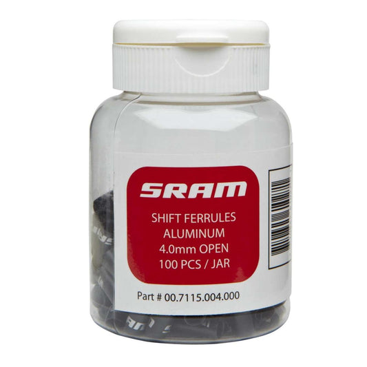 SRAM 4 mm zwarte derailleurslang eindkap (x100)