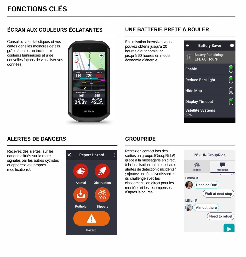 GPS GARMIN EDGE 1050 BUNDEL
