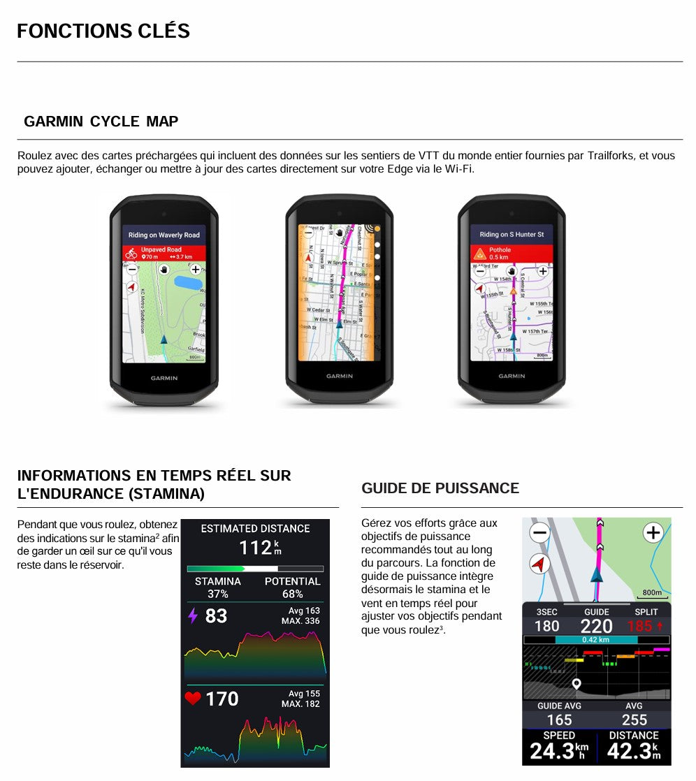 GPS GARMIN EDGE 1050 BUNDEL