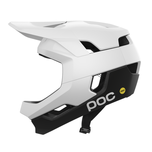 POC OTOCON RACE MIPS MTB Helm Wit/Zwart Mat