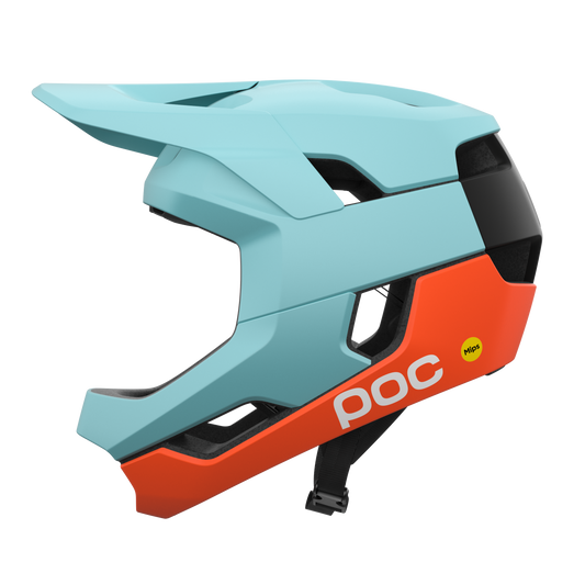 POC OTOCON RACE MIPS MTB Helm Blauw/Oranje
