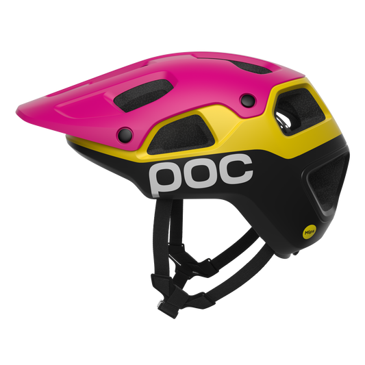 POC CULARIS PURE MTB-helm Rood/Geel