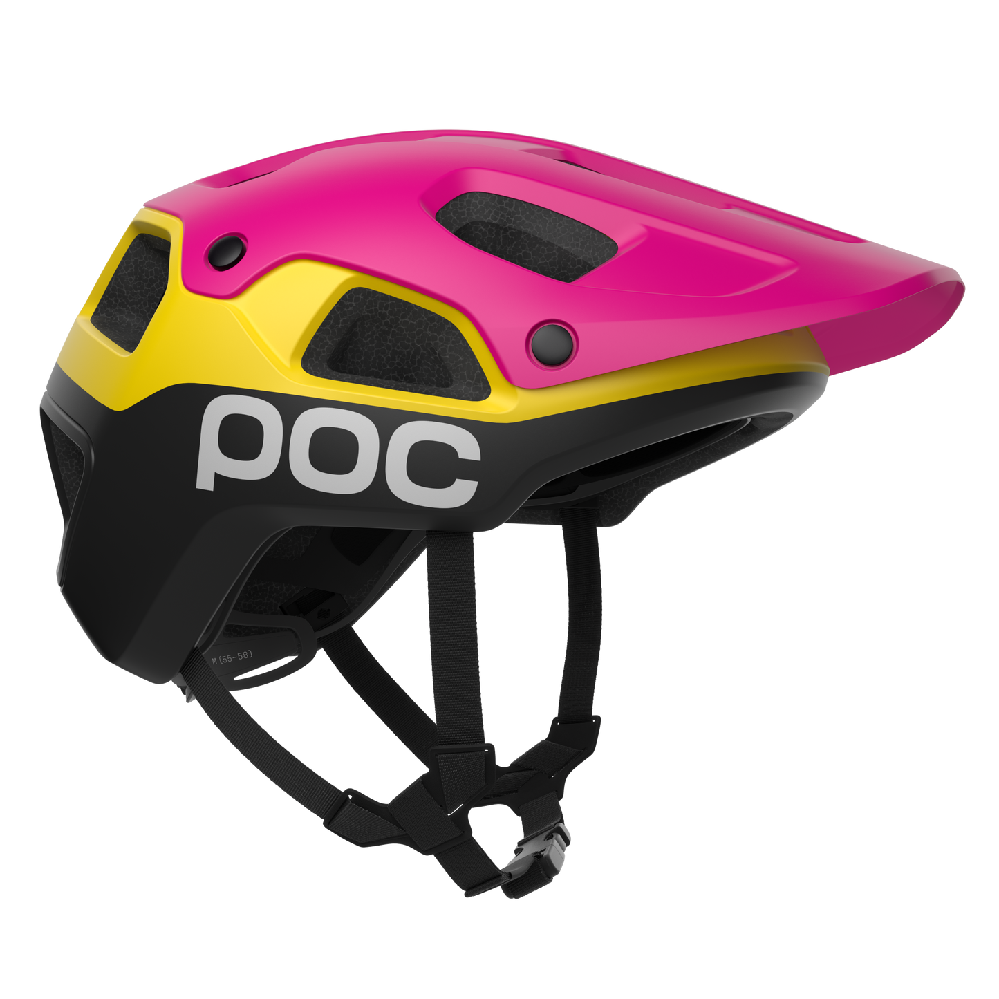 POC CULARIS PURE MTB-helm Rood/Geel