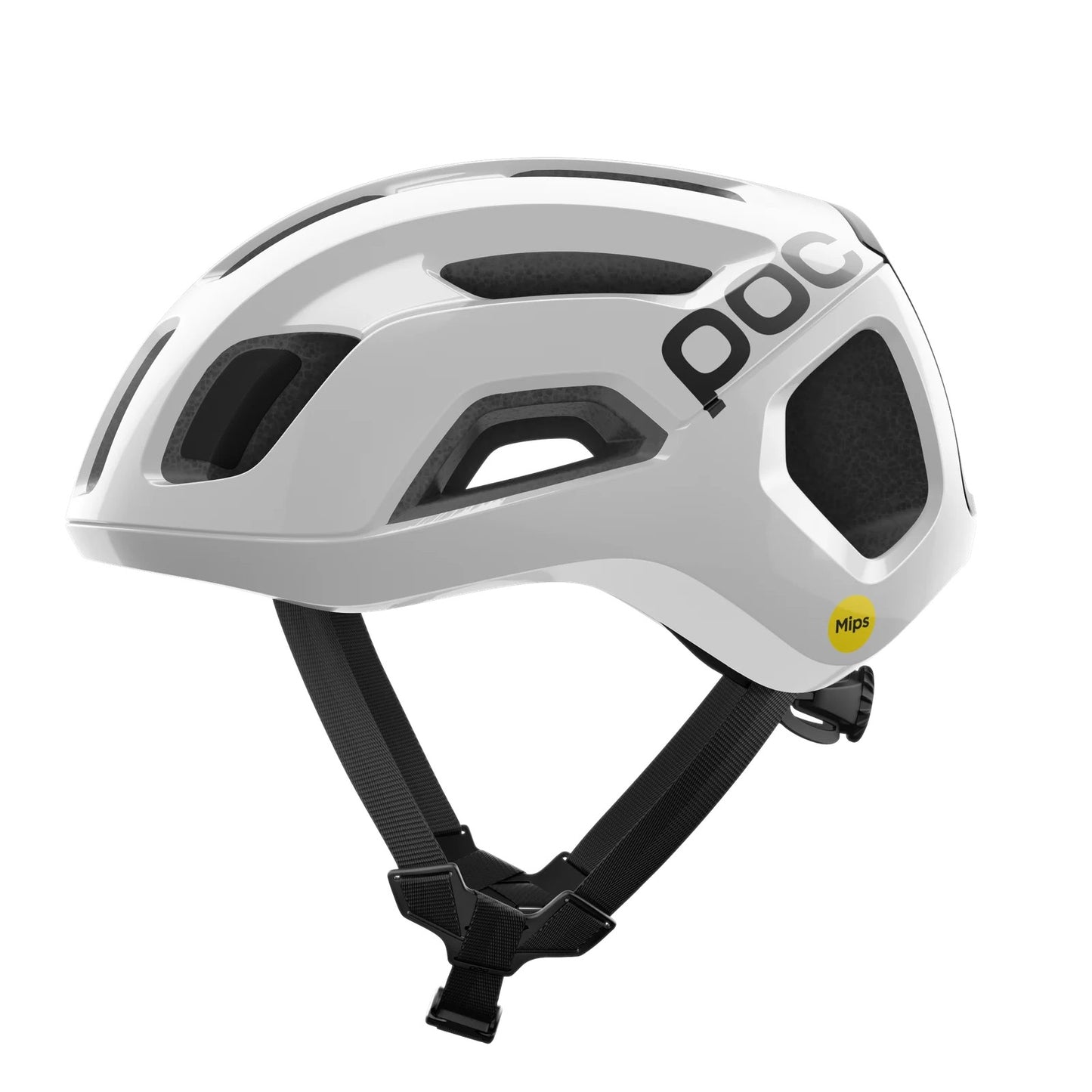 POC VENTRAL AIR MIPS LOGO Road Helm Wit/Zwart Mat