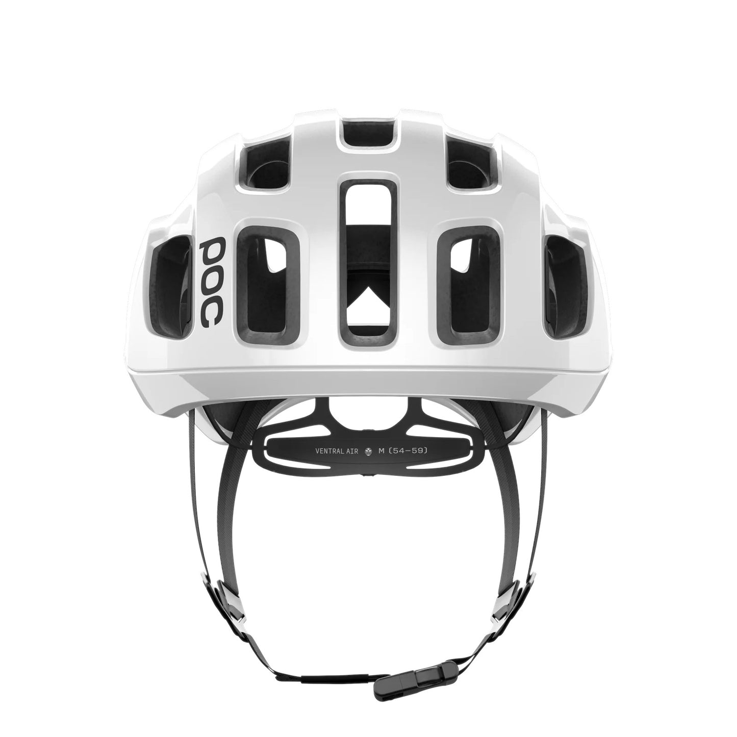 POC VENTRAL AIR MIPS LOGO Road Helm Wit/Zwart Mat