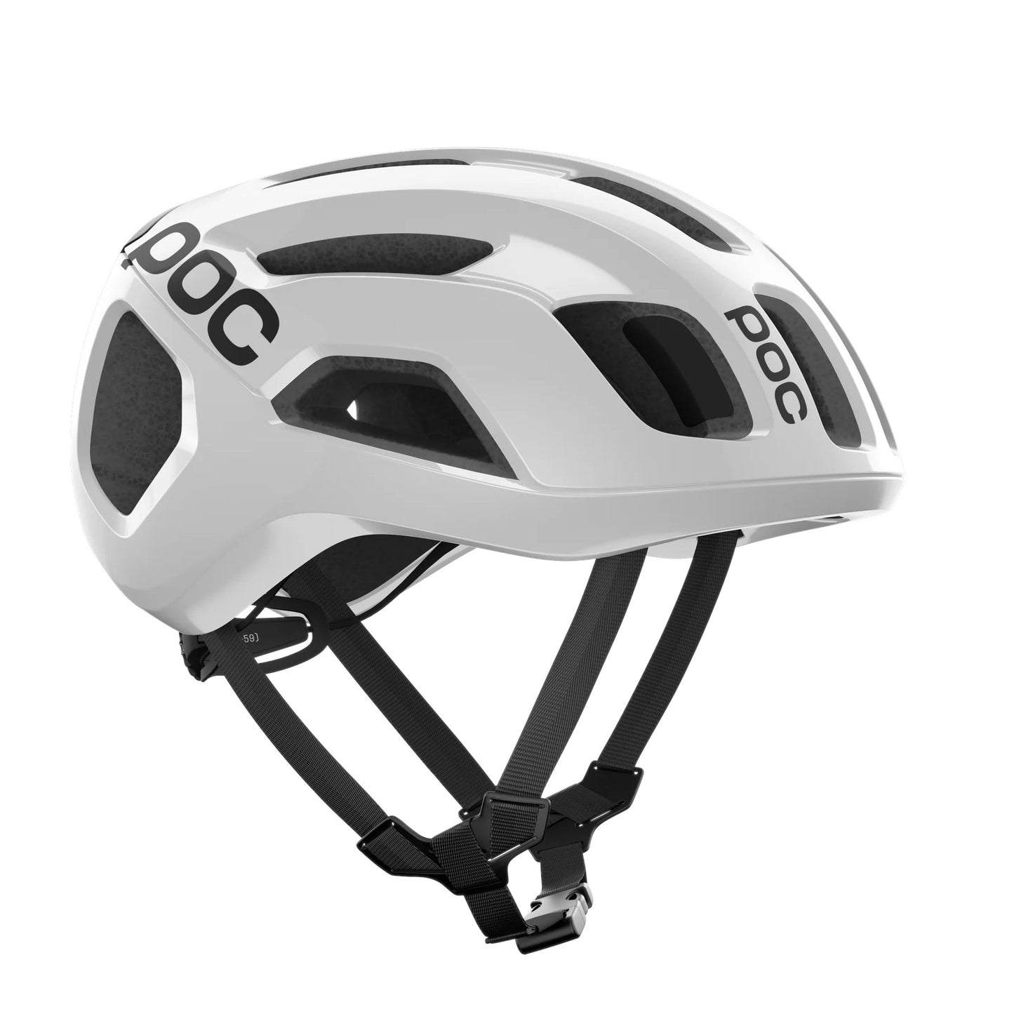 POC VENTRAL AIR MIPS LOGO Road Helm Wit/Zwart Mat