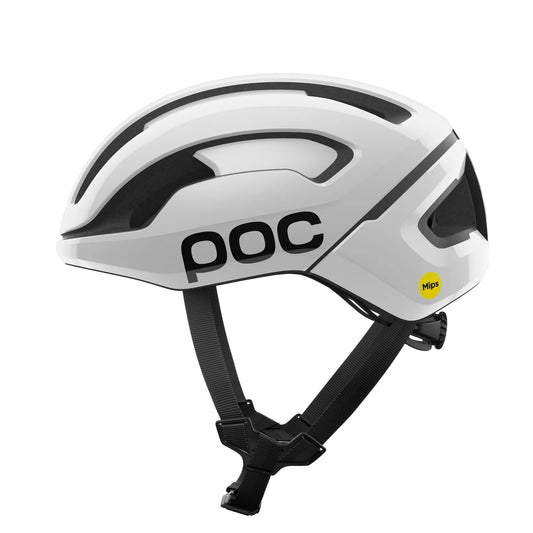 POC OMNE AIR MIPS Logo Road Helm Wit/Zwart Mat