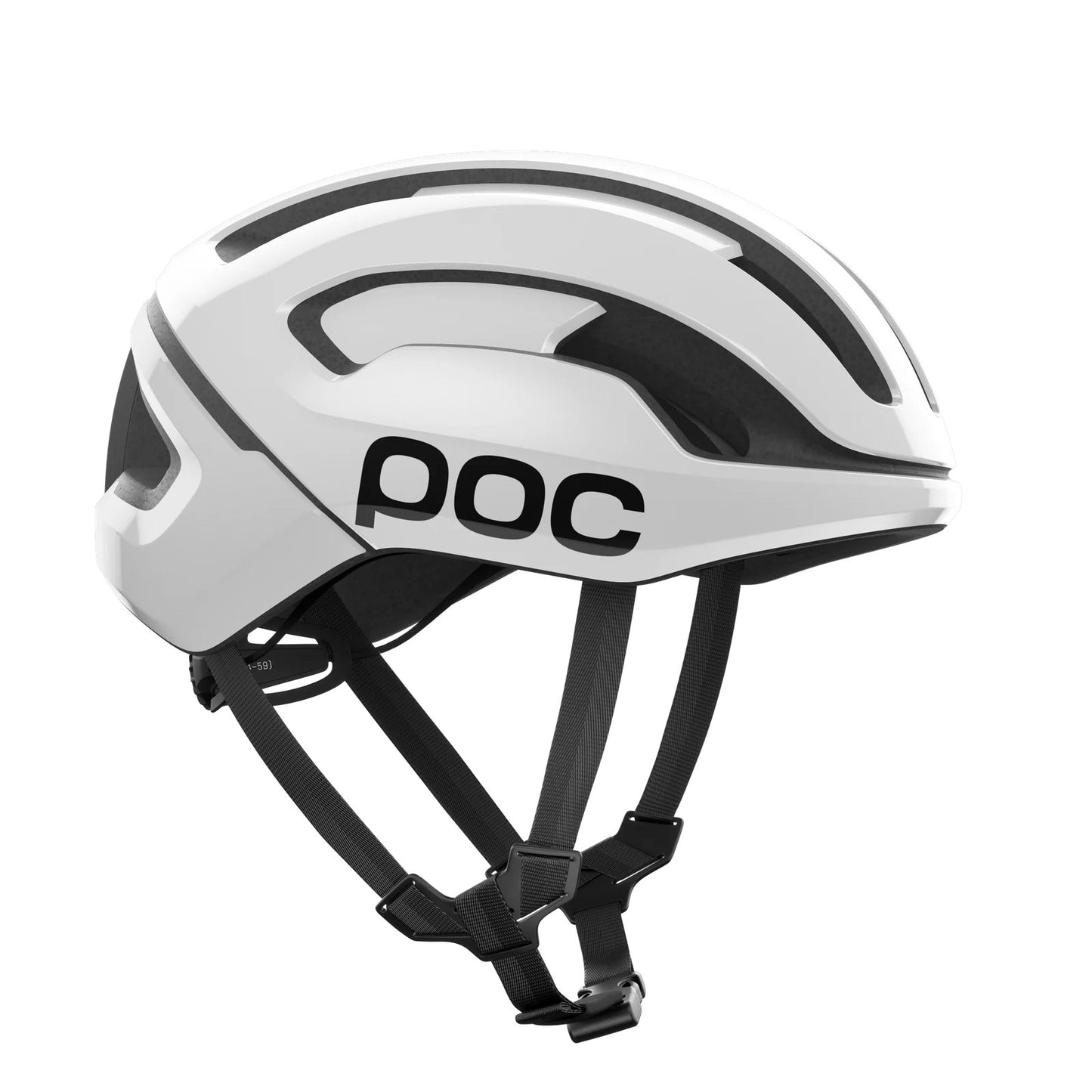 POC OMNE AIR MIPS Logo Road Helm Wit/Zwart Mat