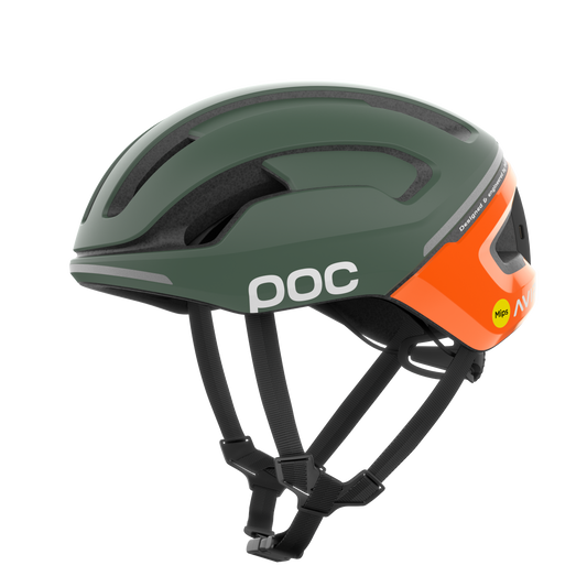 POC OMNE BEACON MIPS Road Helm Khaki/Oranje Fluorescerend AVIP