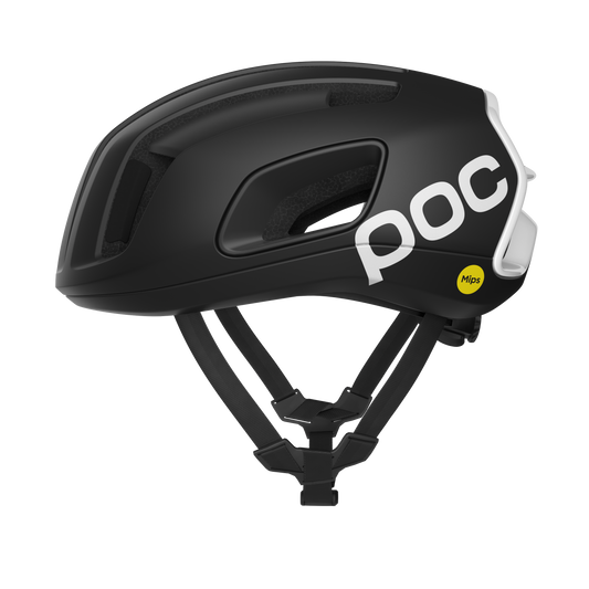 POC CYTAL Road Helm Zwart/Wit Mat Logo