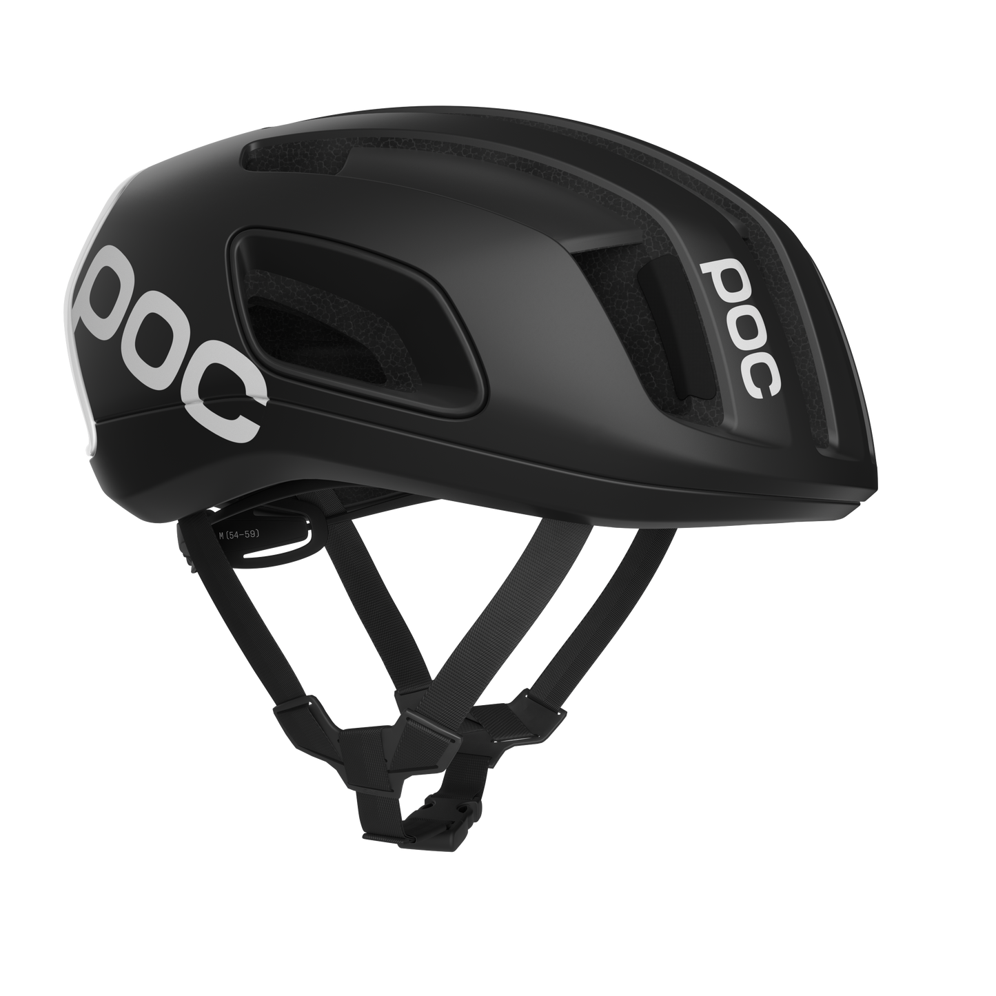 POC CYTAL MIPS Road Helm Zwart/Wit Mat Logo