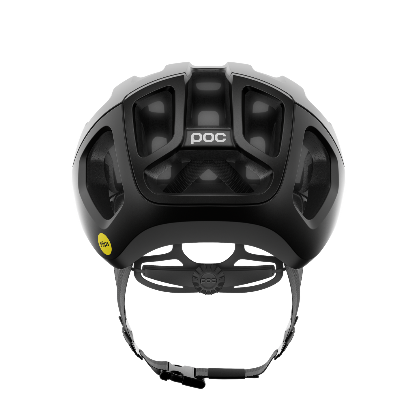 POC VENTRAL TEMPUS MIPS Road Helm Zwart Mat
