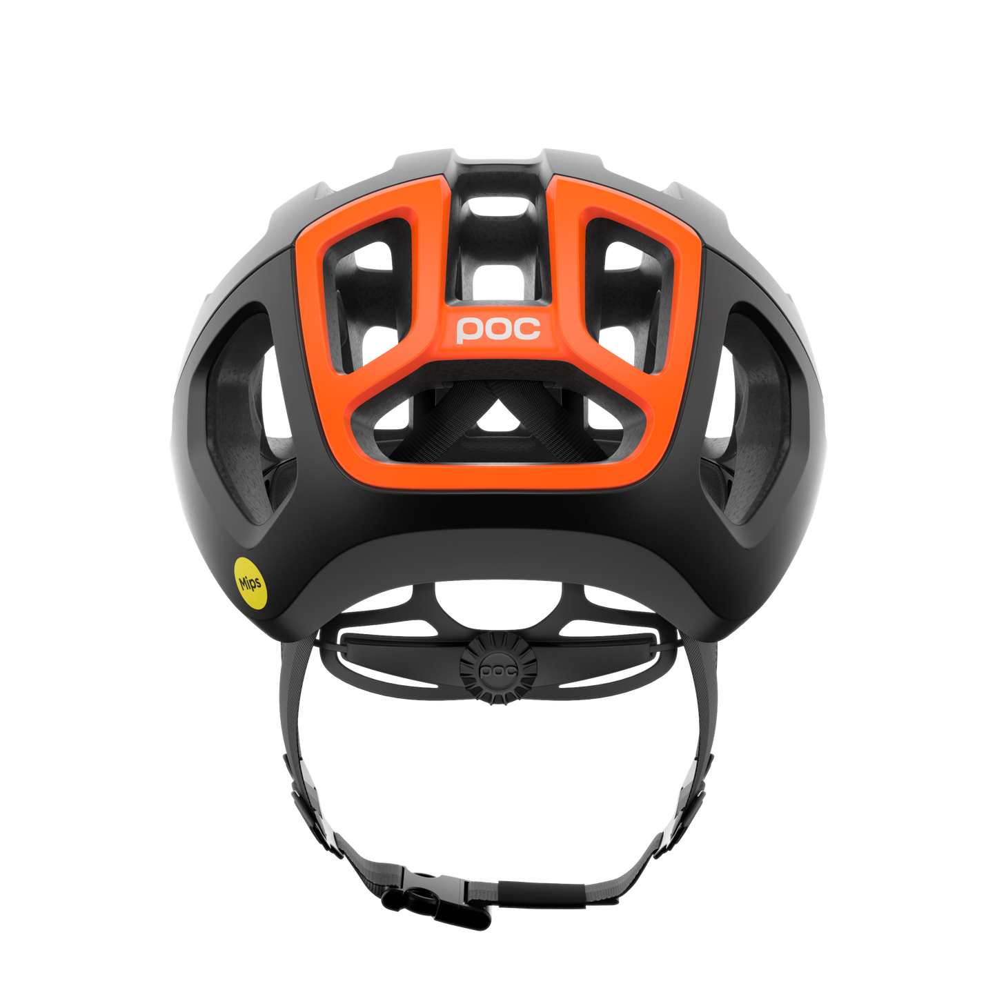 POC VENTRAL AIR MIPS Road Helm Zwart/Oranje Fluo Mat