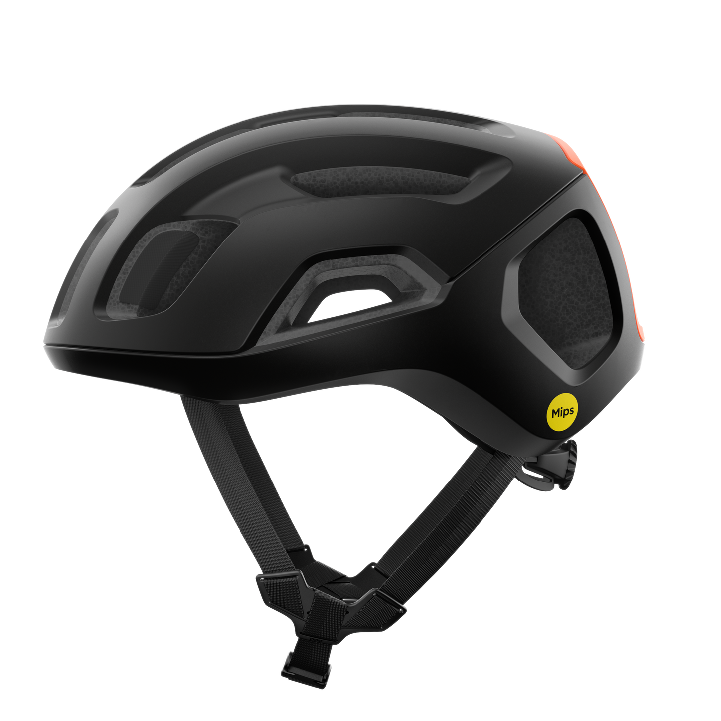 POC VENTRAL AIR MIPS Road Helm Zwart/Oranje Fluo Mat