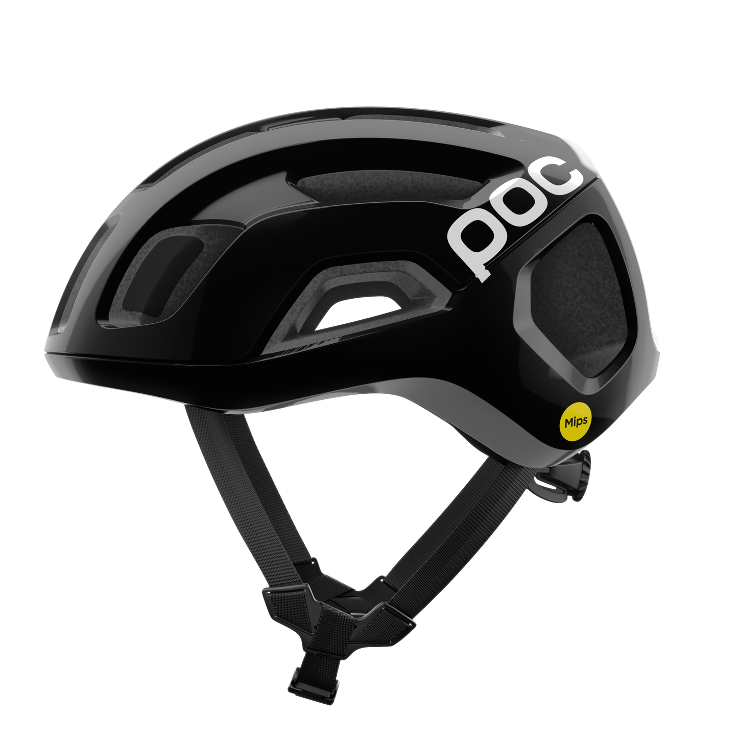 POC VENTRAL AIR MIPS Logo Road Helm Zwart/Wit Mat