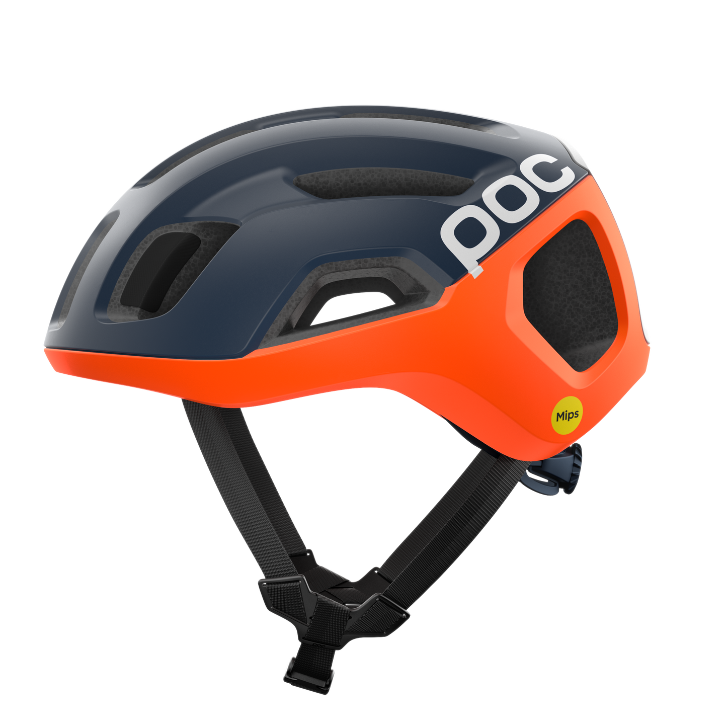 POC VENTRAL AIR MIPS Road Helm Navy/Oranje/Wit Mat