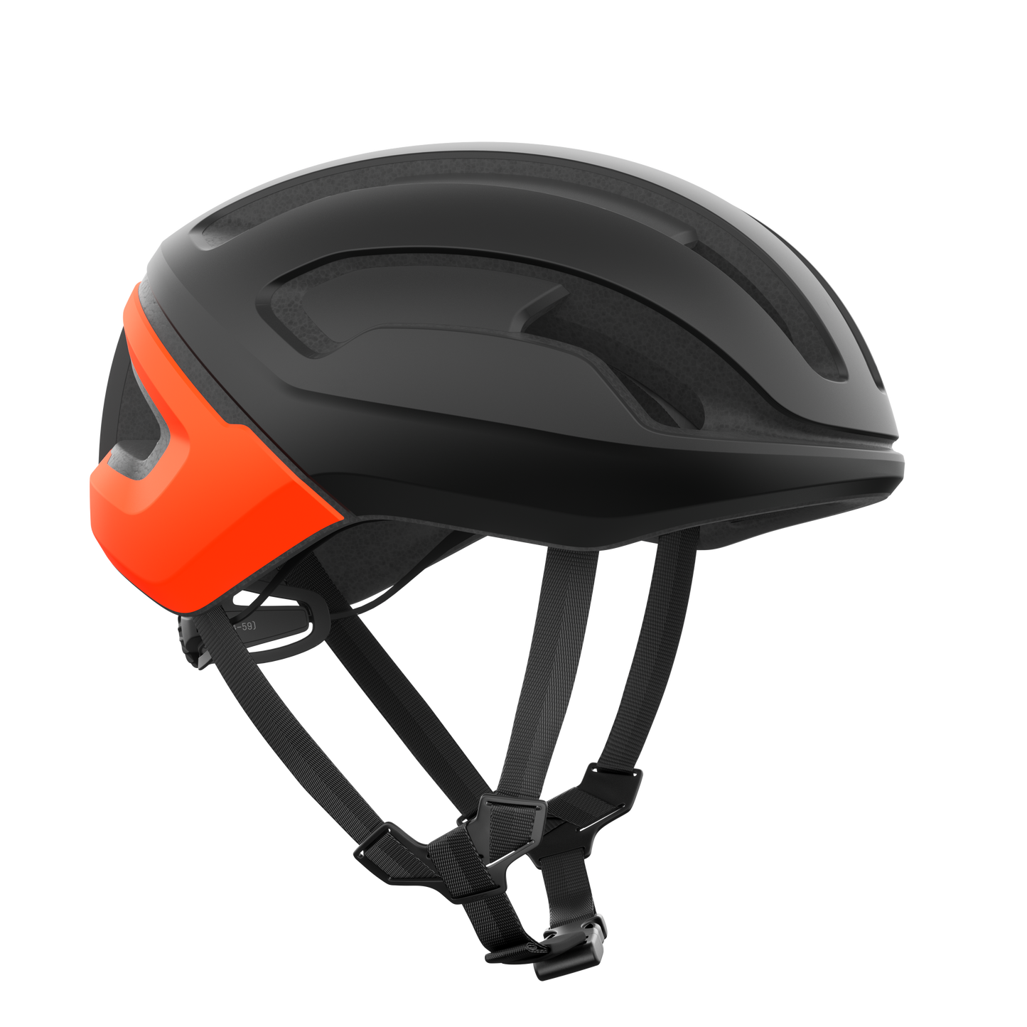 POC OMNE AIR MIPS Road Helm Zwart Mat/Oranje Fluo