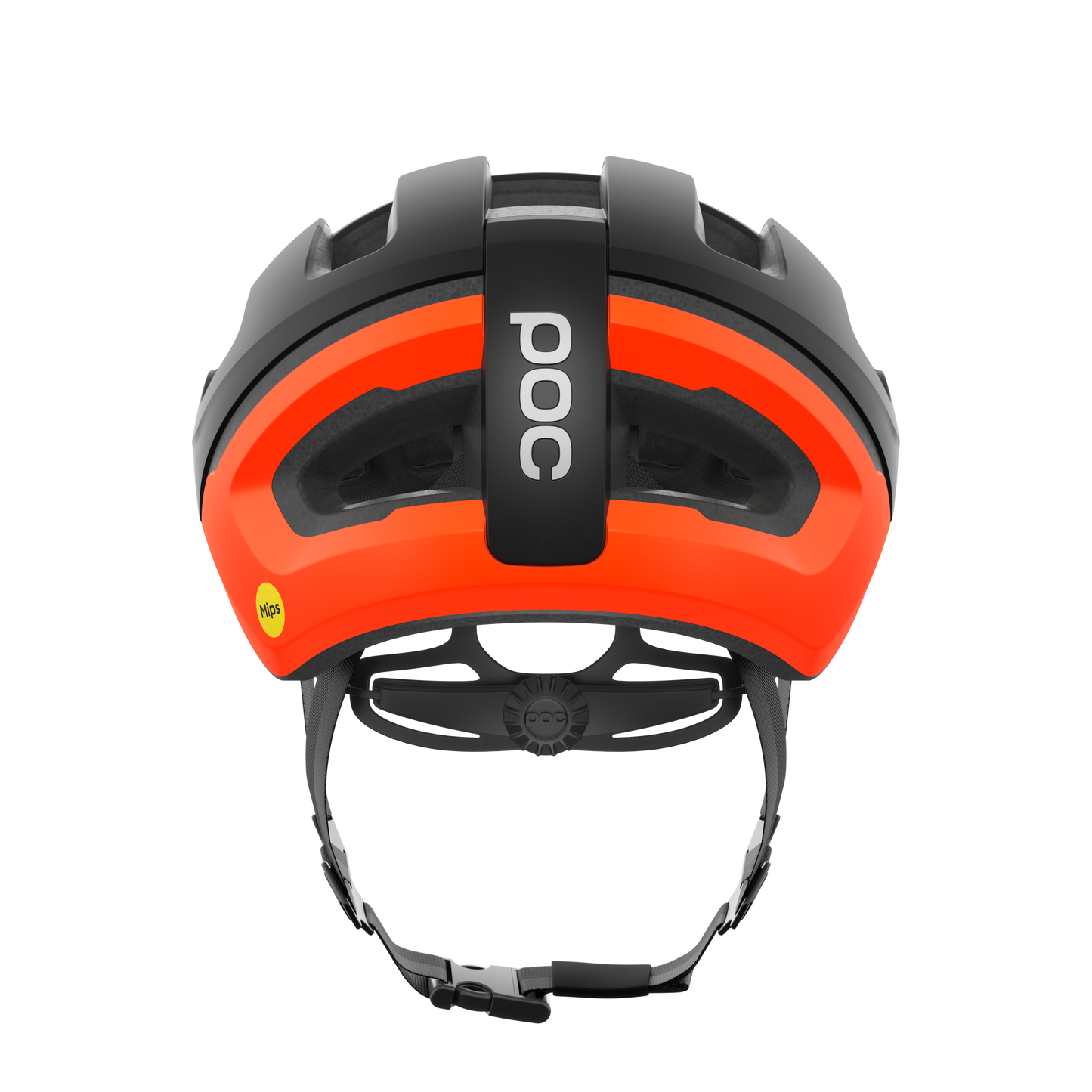 POC OMNE AIR MIPS Road Helm Zwart Mat/Oranje Fluo